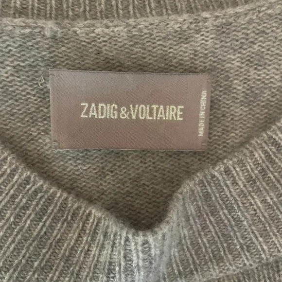 Zadig & Voltaire 100% Cashmere Starry Peace Sweater - Picture 6 of 7